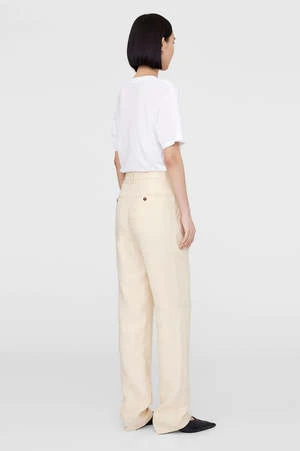 Anine BingJay Trouser - Light Yellow Linen 3 Anine BingJay Trouser - Light Yellow Linen - Image 3
