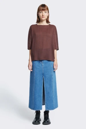 KlokeLimerance Crinkle Top - Chocolate 1 KlokeLimerance Crinkle Top - Chocolate