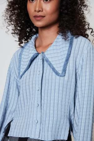 RUJUTA SHETHLucy Top - Cerulean 2 RUJUTA SHETHLucy Top - Cerulean - Image 2