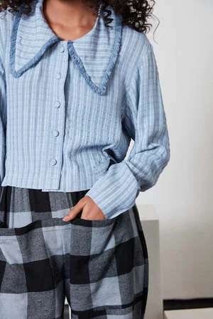 RUJUTA SHETHLucy Top - Cerulean 3 RUJUTA SHETHLucy Top - Cerulean - Image 3