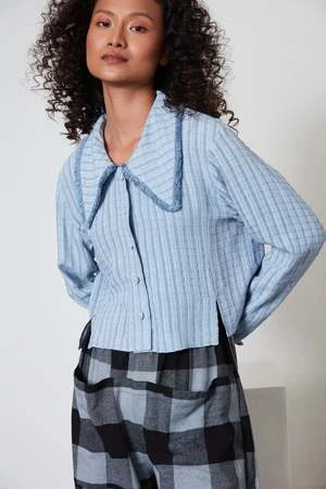 RUJUTA SHETHLucy Top - Cerulean 1 RUJUTA SHETHLucy Top - Cerulean