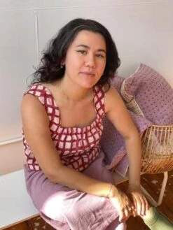 Happy French Ganghappyfrenchgang Louise Tank - Pink/Red -ANINE BING || ULLA JOHNSON || AGOLDE Shop Louise Tank Pink Red XS XXL 20231028001414 1