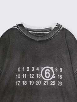 MM6 Maison MargielaPrinted T-Shirt - White/Black -ANINE BING || ULLA JOHNSON || AGOLDE Shop MM6 Maison Margiela Printed T Shirt White Black 20231023232018