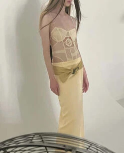 NASTYAMASHAMesh Bodysuit - Butter Yellow -ANINE BING || ULLA JOHNSON || AGOLDE Shop Mesh Bodysuit in Butter Yellow 20231029024712