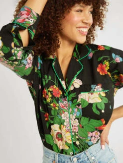 MilleIris Top - Finale -ANINE BING || ULLA JOHNSON || AGOLDE Shop Mille Iris Top in Finale 20231023214327 2