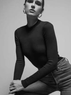 Mabel And MossMabel And Moss Nation LTD Gina Long Sleeve - Black/White