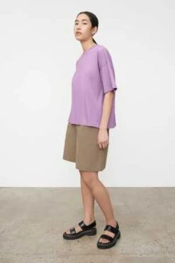 KowtowOversized Boxy Tee - Lavender -ANINE BING || ULLA JOHNSON || AGOLDE Shop Oversized Boxy Tee 20230802055234 3