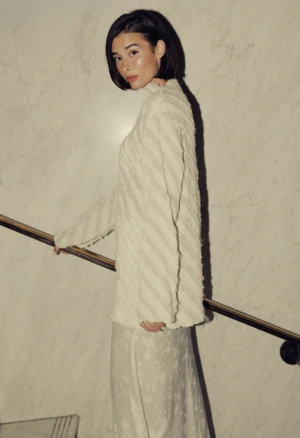 NKCPixie High Neck - Cream 2 NKCPixie High Neck - Cream - Image 2