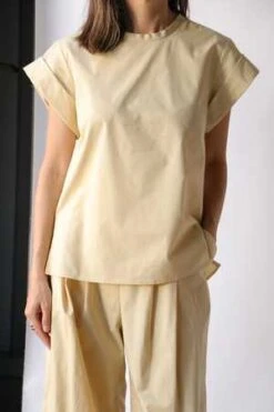 Rachel ComeyLynx Top - Corn -ANINE BING || ULLA JOHNSON || AGOLDE Shop Rachel Comey Lynx Top in Corn 20230420085226 2