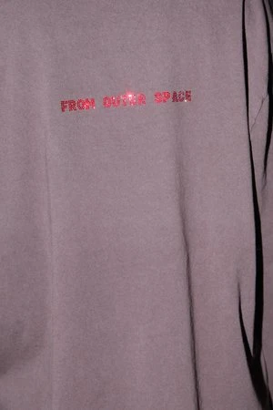 KkCoRhinestone 'From Outer Space' Tee - Brown 5 KkCoRhinestone 'From Outer Space' Tee - Brown - Image 5