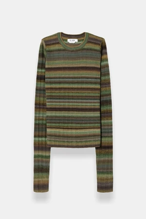 RE/DONERib Crew Neck - Green Dye 1 RE/DONERib Crew Neck - Green Dye