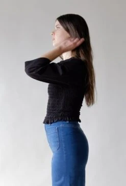 Rita RowNavajo Tee - Black -ANINE BING || ULLA JOHNSON || AGOLDE Shop Rita Row Navajo Tee in Black 20230928015614 2