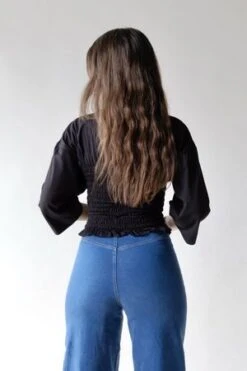 Rita RowNavajo Tee - Black -ANINE BING || ULLA JOHNSON || AGOLDE Shop Rita Row Navajo Tee in Black 20230928015615