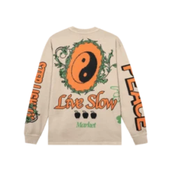 MARKETMarket Step Lightly Ls T-shirt - Ecru