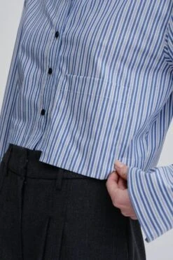 BIRGITTE HERSKINDSamuel Shirt - Blue Stripe 10 BIRGITTE HERSKINDSamuel Shirt - Blue Stripe -ANINE BING || ULLA JOHNSON || AGOLDE Shop Samuel Shirt Blue Stripe 20231011013548 2