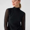 SanctuaryHighlight Of The Night Top - Black