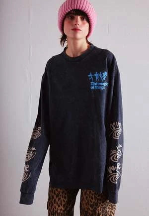 DAMSON MADDERSomething Magic Top - Grey 1 DAMSON MADDERSomething Magic Top - Grey