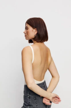 The Odder SideSophie Organic Cotton Bodysuit - Natural