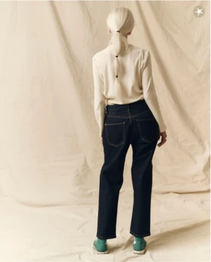 The Great.The Slim Recycled Rib Henley - Snow 6 The Great.The Slim Recycled Rib Henley - Snow - Image 6