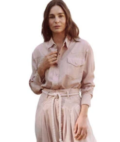 The Great.The Heritage Shirt - Heirloom Pink