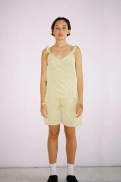 KkCoTidal Tank - Lime/White Checker