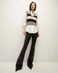 ANINE BING || ULLA JOHNSON || AGOLDE Shop -ANINE BING || ULLA JOHNSON || AGOLDE Shop Veronica Bear Spear Mixed Media Vest 20230826051804 1