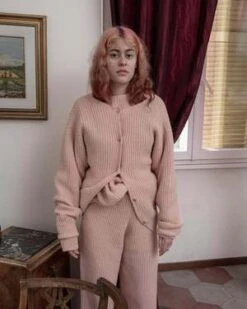 BaserangeMea Cardigan - Pink Fairy