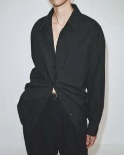 Mijeong ParkOversized Shirt - Black 7 Mijeong ParkOversized Shirt - Black -ANINE BING || ULLA JOHNSON || AGOLDE Shop oversized shirt black 20231018191708 2