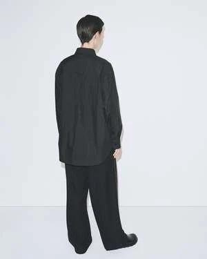 Mijeong ParkOversized Shirt - Black 2 Mijeong ParkOversized Shirt - Black - Image 2