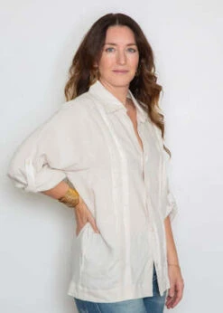 PinkFilosofyAurora Shirt - Natural -ANINE BING || ULLA JOHNSON || AGOLDE Shop pinkfilosofy Aurora Shirt 20231009235958 2