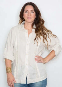 PinkFilosofyAurora Shirt - Natural -ANINE BING || ULLA JOHNSON || AGOLDE Shop pinkfilosofy Aurora Shirt 20231009235958